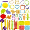Dough Play Tool for Kids Cartoon Dinosaur Fruit Roller Cutter Scissor Playdough Accessories Plasticine Mould Early Education Toy 1
