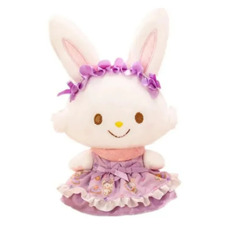 

New Cute Anime Wish Me Mell Rabbit Bunny Tea Party Plush Keychains Girls Kids Stuffed Toys For Children Gifts 15CM