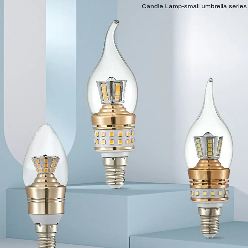 

220-240V Led Candle Bulbs High Quality 5W/8W/10W White Light Hanging Light E14 Holder E14 Candle Bulbs Home Decoration