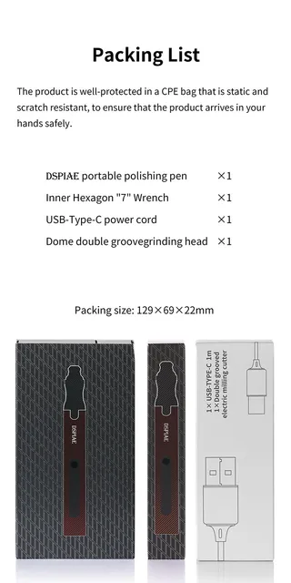 Dspiae ES-P Portable Electric Sanding Pen - Newtype