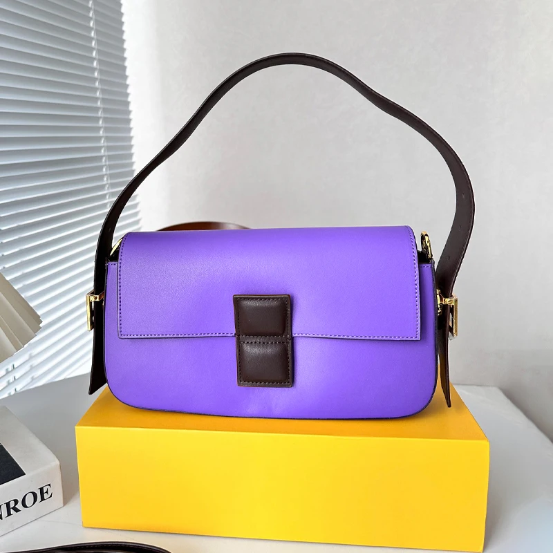 HOT Luxury Designer Handbags Top Quality Real Leather Bags For Women 2024 Brand Shoulder Bag Classic Bags Tote