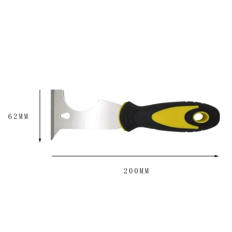 Stainless Steel Paint Putty Scraper 9 in 1 Tool Spackle Knife Caulk Removal Tool Painters for Wood Wallpaper Scraper