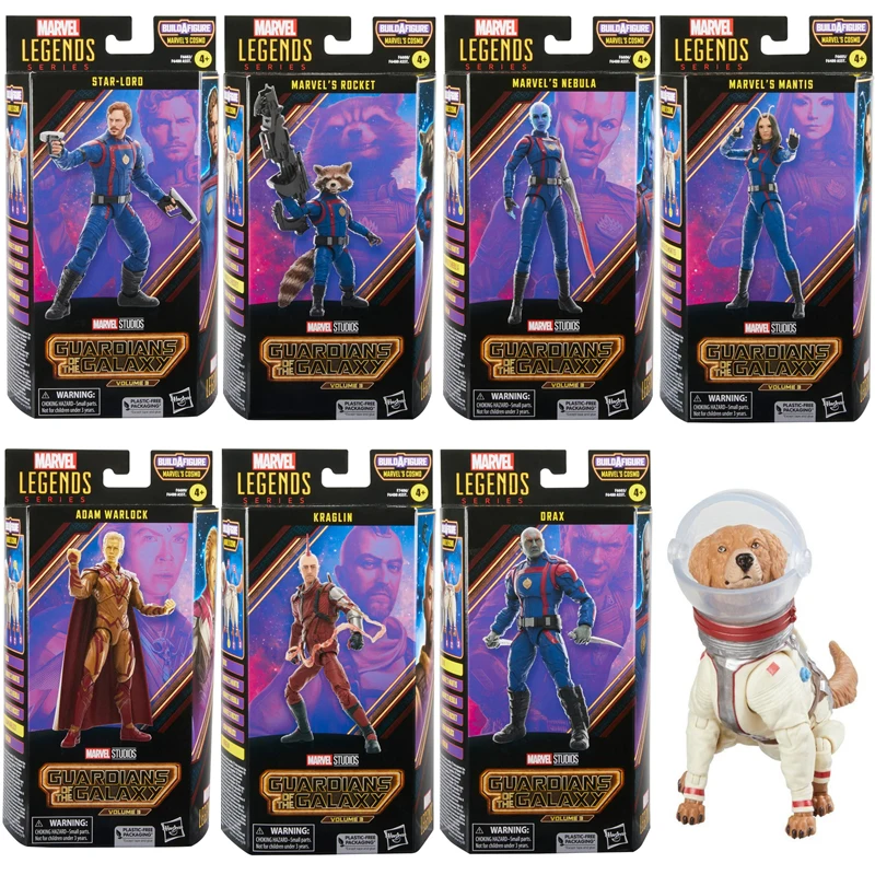 

Original Marvel Legends Series Guardians of The Galaxy Vol. 3 Star-Lord Rocket Mantis 6-Inch Action Figure Collectible Toy Gift