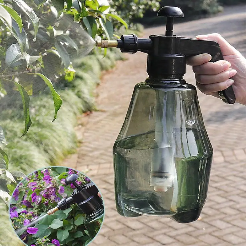1.5L Hand Pressure Sprayer Manual Air Pump Garden Disinfection Water Sprayer Gardening Irrigation Water Tool Spray Bottle Water Spray Nozzle Plant Watering Device