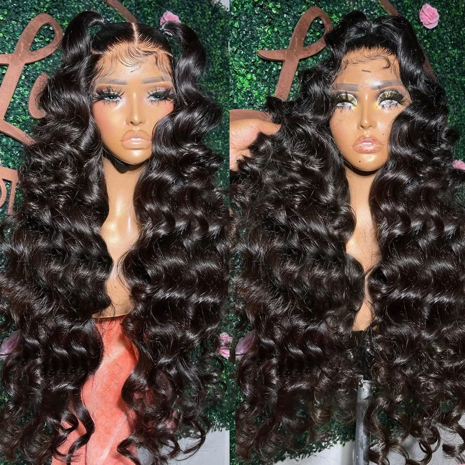 

Body Wave 360 Lace Front Wigs 13x6 HD Lace Closure Wig 250% 13x4 HD Transparent Brazilian 4x4 HD Human Hair Wigs For Black Women