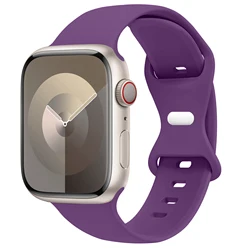 Premium Silicone Sport Strap for 38 40 41 42(S10) mm (New  purple)
