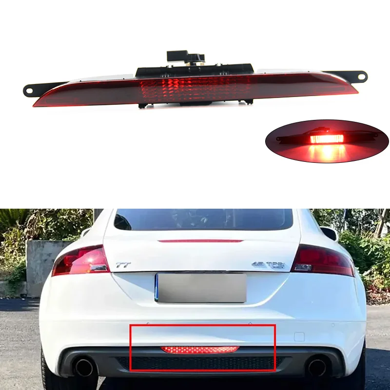 

High Mounted Brake Light Assembly For Audi TT MK2 2007 2008 2009 2010 2011 2012 2013 2014 Rear Roof 3rd Brake Light 8J0945703