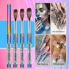 100% Kolinsky Sable Nail Acrylic Brush UV Gel Carving Pen Brush Liquid Powder Nail Drawing Nail Brush Acrylic Powder 2