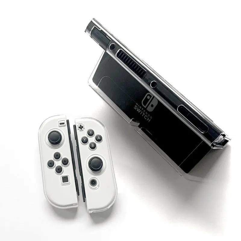Transparent Hard PC Case For Nintendo Switch Oled Game Console