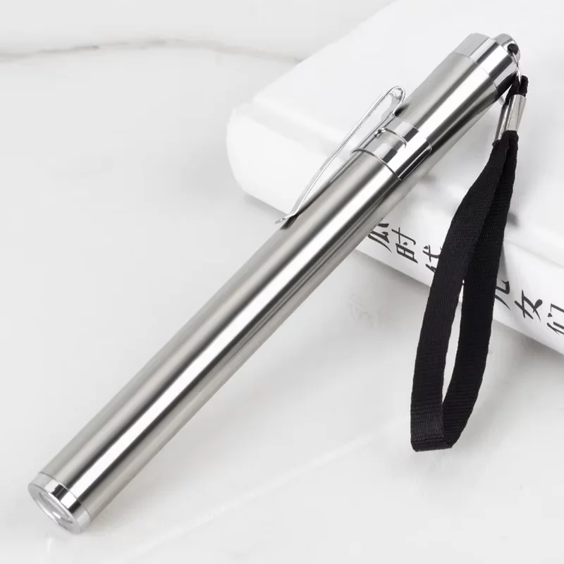 Stainless Steel White Light, Pet Incubation Observation Light, Night Travel Light Source, Easy to Carry, Replaceable Battery
