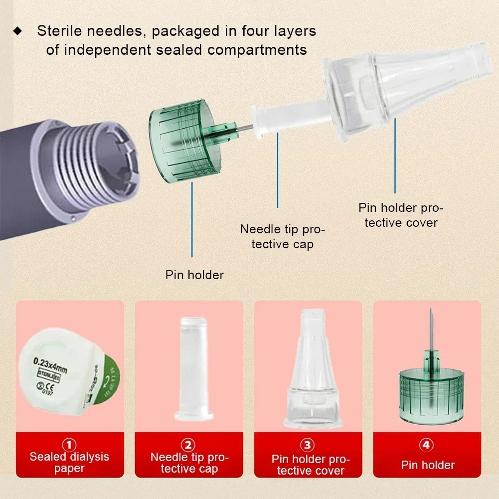 7Pcs Universal Insulin Injection Needle Individual Packaging Medical ...
