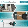 Yofidra 650NM 13MM Brushless Electric Drill 25+3 Torque Cordless Impact Drill Li-ion Electric Screwdriver For Makita 18V Battery 5