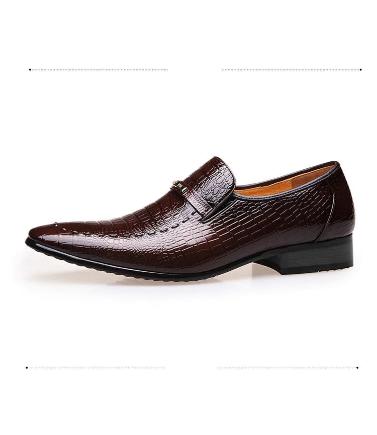 Luxury Men's PU Leather Dress Shoes for Business and Weddings 19 undefined