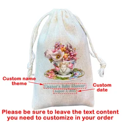 Whimsical Tea - Themed Gift Bags - 5Pcs 13x18 cm (Customized gift bags)
