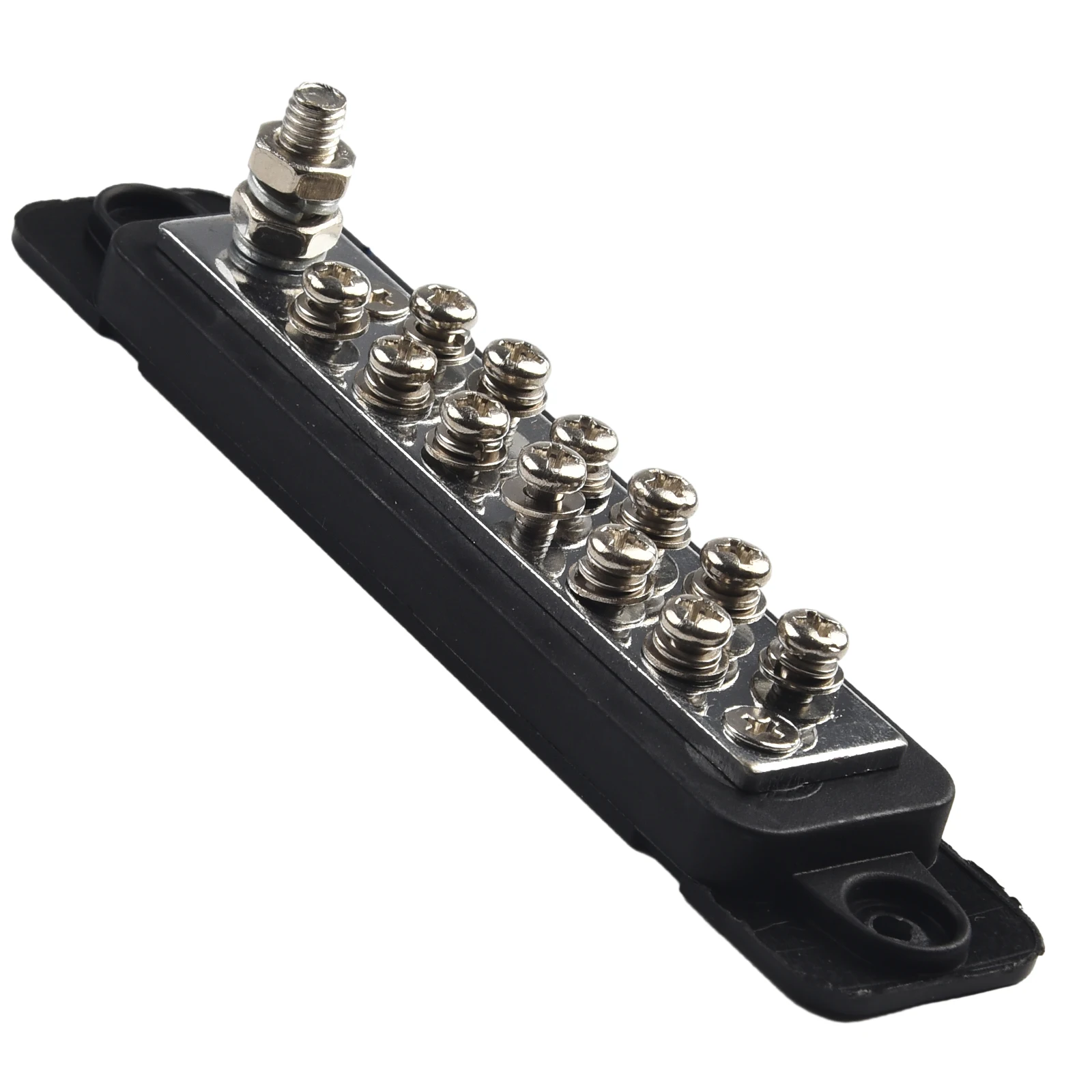 12-Punkt-Batterie-Stromverteilerblock, Sammelschiene, positiv, negativ, 12 V, 180 A, Stromverteilerblock, Terminal für Auto-Wohnmobile, Schiffe – Detail 10
