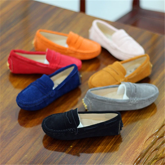 2022 Genuine Leather Children Shoes For Boys girls Mocassins Fashion Soft  Kids Shoes For Boy Casual Flat Slip On Loafers - AliExpress