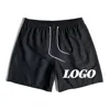 Custom LOGO Summer Men's Shorts with Lining Sport Casual Fitness Breathable Training Drawstring 14 Colors Loose Male Beach Pants 1