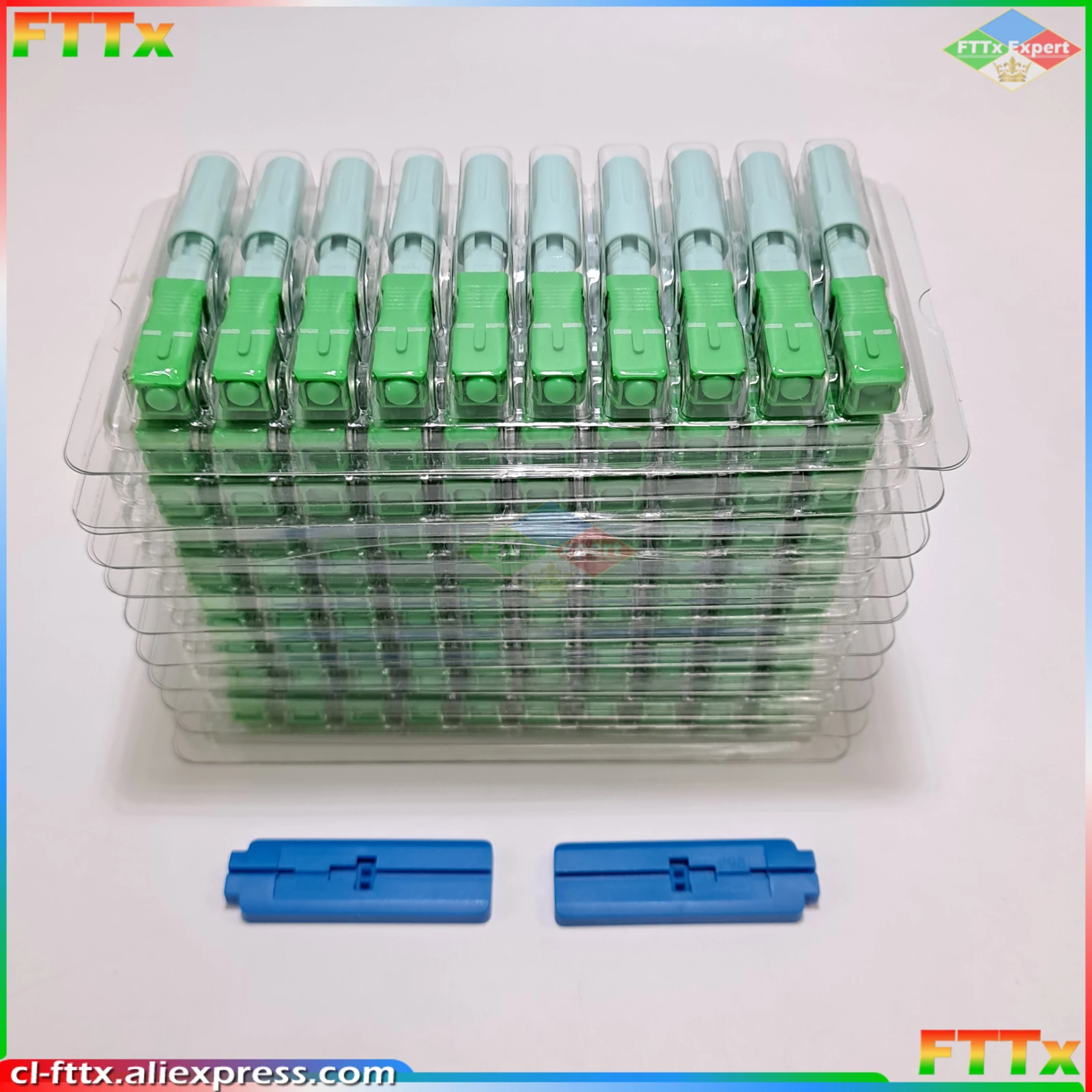 New sc apc/upc fast connector SM Single-Mode FTTH Tool Cold Connector Tool SC UPC Fiber Optic Fast Connector free shipping