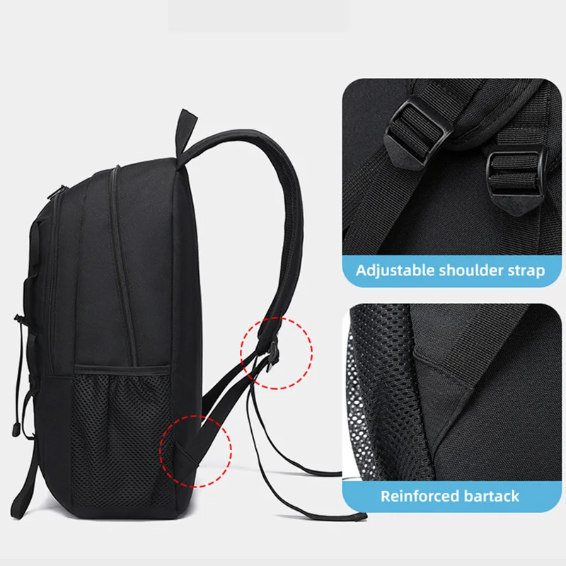 Large Capacity Male's Backpack Fashion New Outdoor Sports Casual Bags Waterproof Oxford Fabric Multifunction Student Bag XA291C