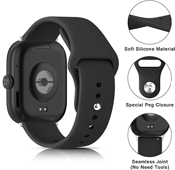 Silicone Sport Replacement Wristband Strap - Universal Fit