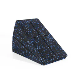 Set of 3 Adjustable Non-Slip Yoga and Exercise Blocks for Enhanced Flexibility and Stability (Black Blue (Suit))