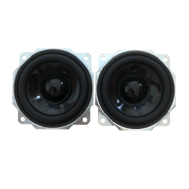 2pcs 3 Inch 80MM Waterproof Full Range Speaker Unit 4 Ohm 15W Outdoor Motorcycle Bathroom Fold Portable Audio Loudspeakers DIY