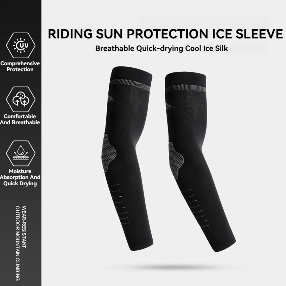 أكمام رياضية صيفية لركوب الدراجات من LOOGDEEL وأكمام مضغوطة لكرة السلة والجري وحماية من الأشعة فوق البنفسجية وأكمام قيادة واقية من الشمس للكرة الطائرة