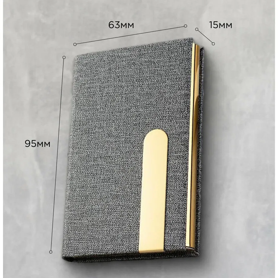 Business Metal Business Card Case Simple High-end Design Portable Men's Business Card Holder Gift 4