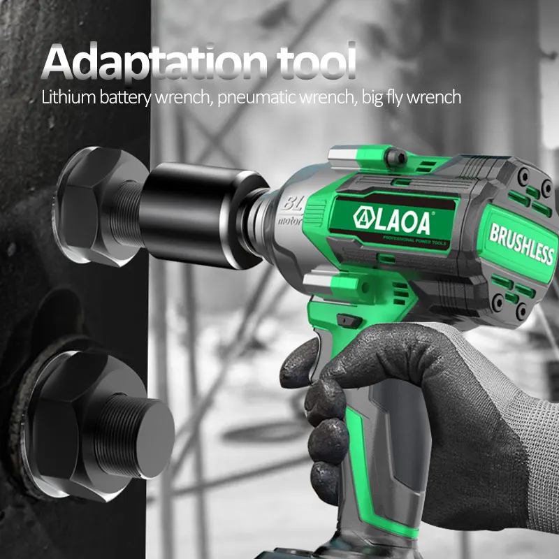 LAOA 17-32mm Hex Socket Wrench 1/2 inch Head Used on Ratchet Wrench Drill Torque Spanner Deep Sleeve for Pneumatic Electric Tool 6