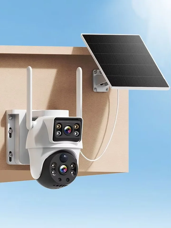 8MP 2K Wireless Solar Outdoor Security Camera