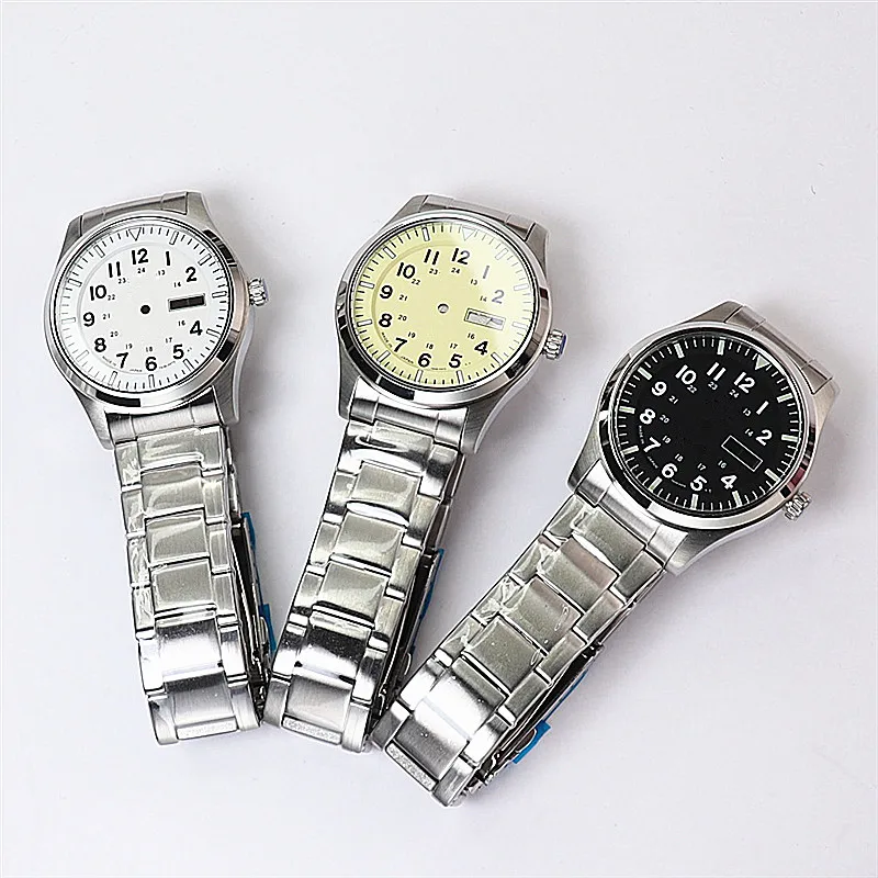 

40.7mm watch modification case suitable for NH36/7s26/7s36AB movement stainless steel stainless steel case set watch accessories