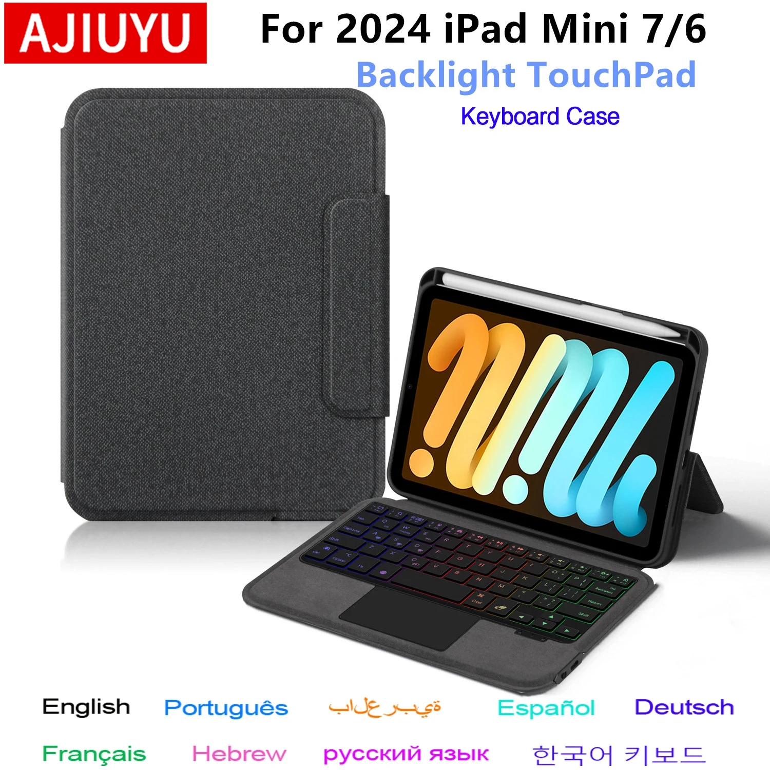 Backlit Folio Cover Smart Keyboard with Trackpad