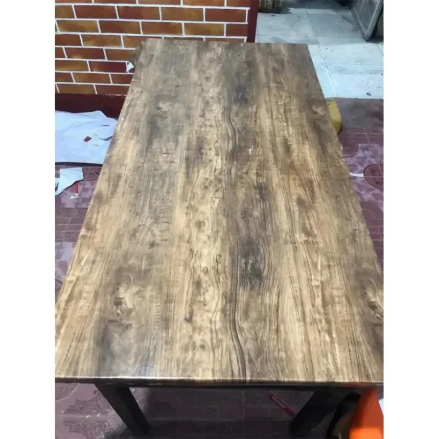 80cm Wood Grain Vinyl Wallpaper Roll Waterproof Home Desktop Cabinet Door Furniture Renovation Peel Stick Wall Stickers