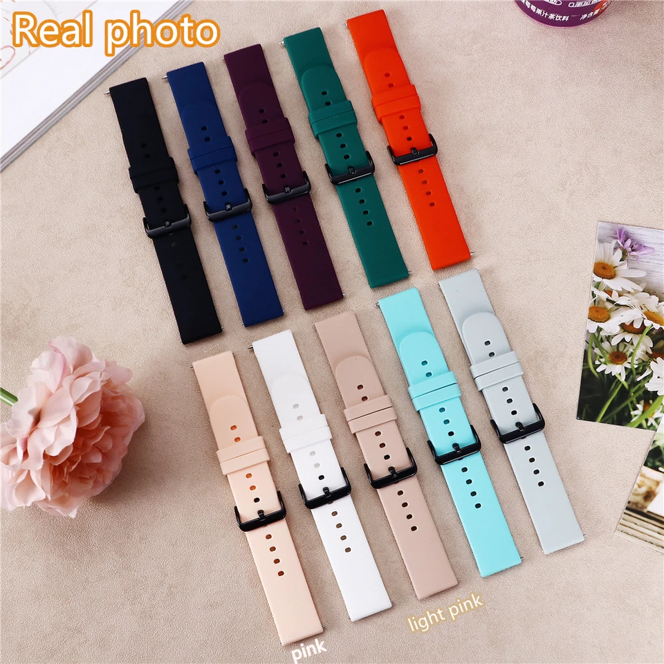 SITAFU Cinturino per Amazfit Bip 3 pro/Bip 3/Bip U Pro/Bip U, 20mm Bracciale Cinturini di Ricambio per Amazfit GTS 4 Mini/GTS 4/GTS 2 Mini/GTS 2//GTS 3 Silicone Sportivo Cinturino Morbido Traspirante