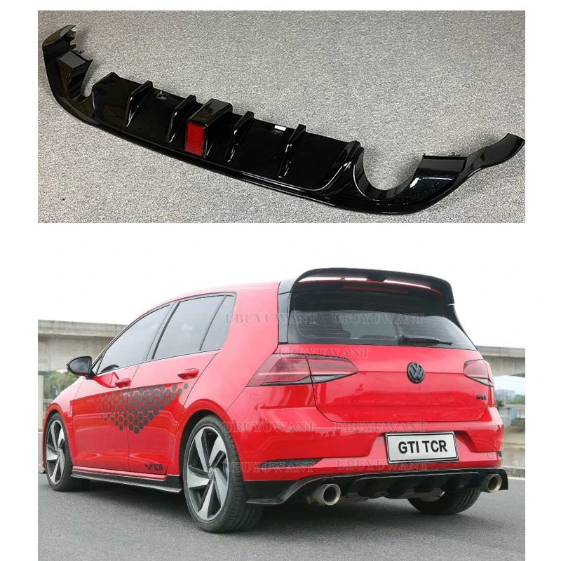 Per Volkswagen Golf 7.5 Gti Mk7.5 Gti Tcr Auto Paraurti Posteriore Diffusore Laterale Posteriore Splitter Spoiler Lip Per Mk7.5 Golf 7.5 Standard