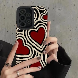 Romantic Love Hearts Silicone Phone Case - A32 5G (RA)