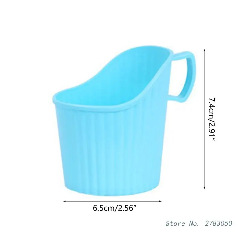 10Pcs/Set Reusable Thickening Cup Holder Handle Design Plastic Disposable Cups Holder Anti-scalding Cup Mugs Sleeve Random Color for Cup Storage Holder