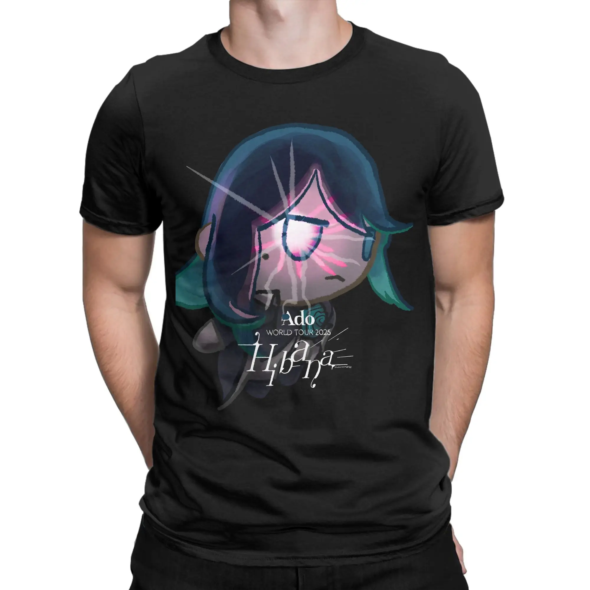Ado WORLD TOUR 2025 Hibana T-Shirt Fashion T Shirts Short