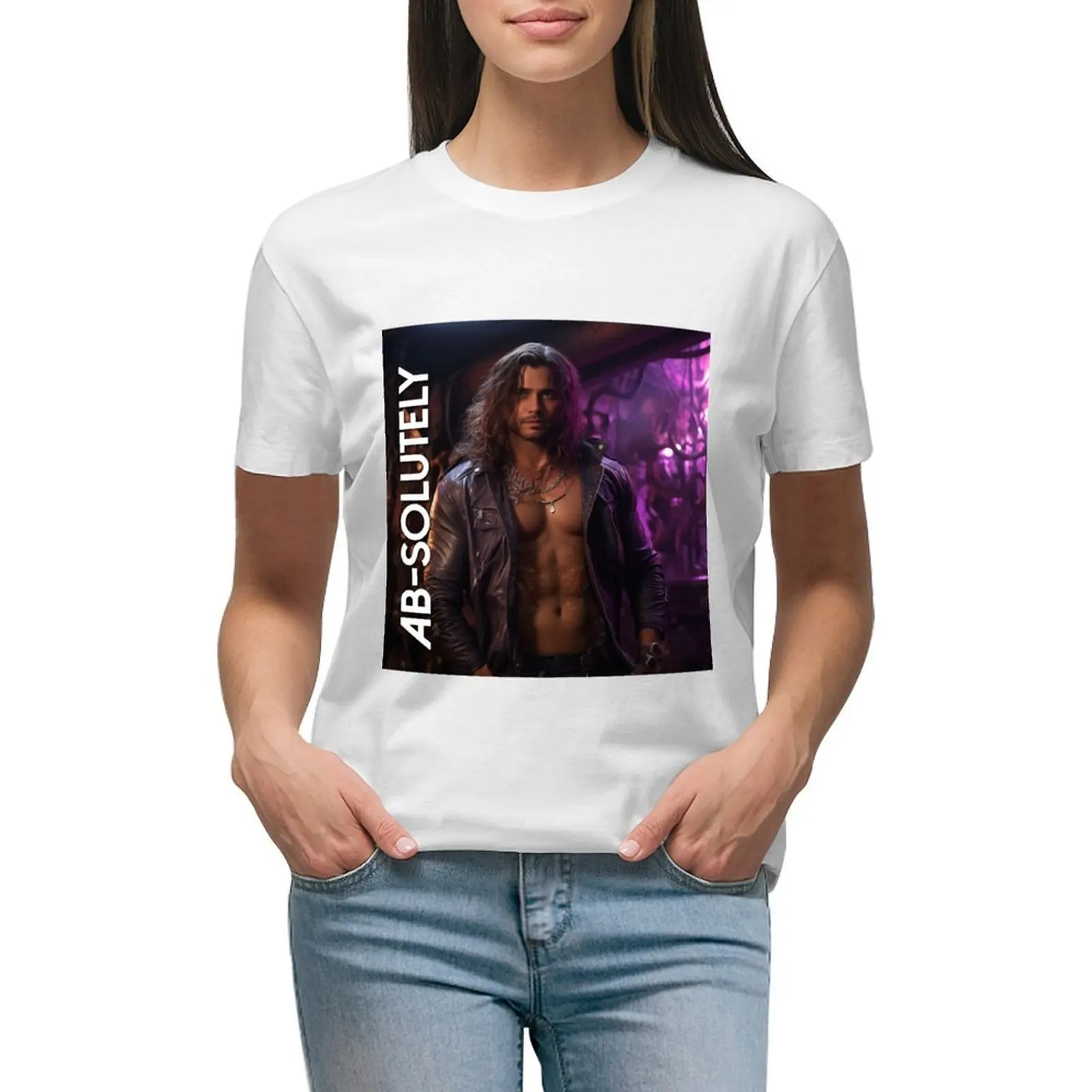 

Ab-Solutely T-shirt hippie clothes tops lady clothes luxury designer clothing Women