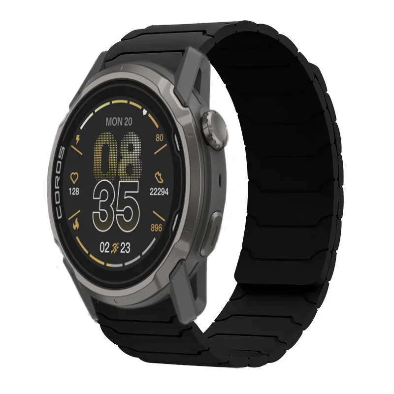 Magnetic Silicone Sport Strap - 20/22mm - Versatile Fitness Watch Band Bracelet