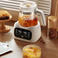 Bouilloire électrique intelligente de 1,5 l, machine à thé en verre à température automatique avec Protection contre l'ébullition au chaud et au sec, bouilloire électrique santé 4