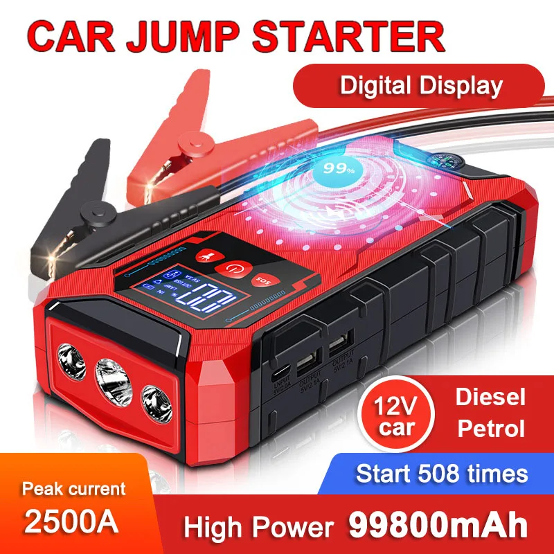 CarBatteryJumpStarterPowerBankAutoBatteryChargerBooster