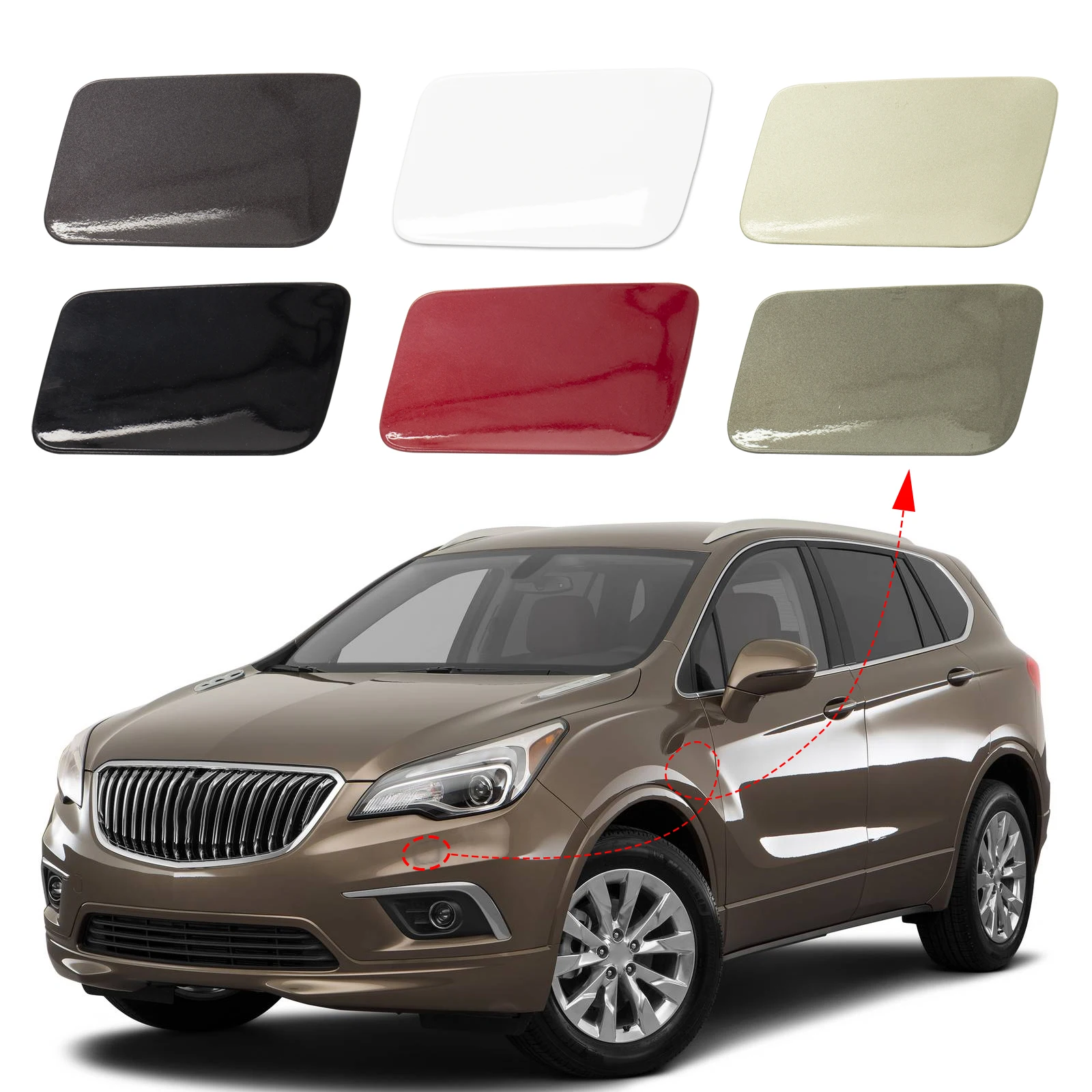 

Передний бампер, аксессуары для Buick Envision 2016 2017 23435027 23435026