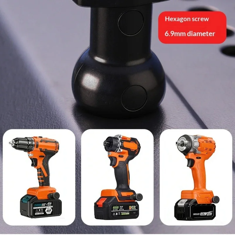 셀프 잠금 드릴 홀더 벨트 클립 퀵 릴리스 고경도 퀵 후크 도구 홀더 휴대용 도구 정리함