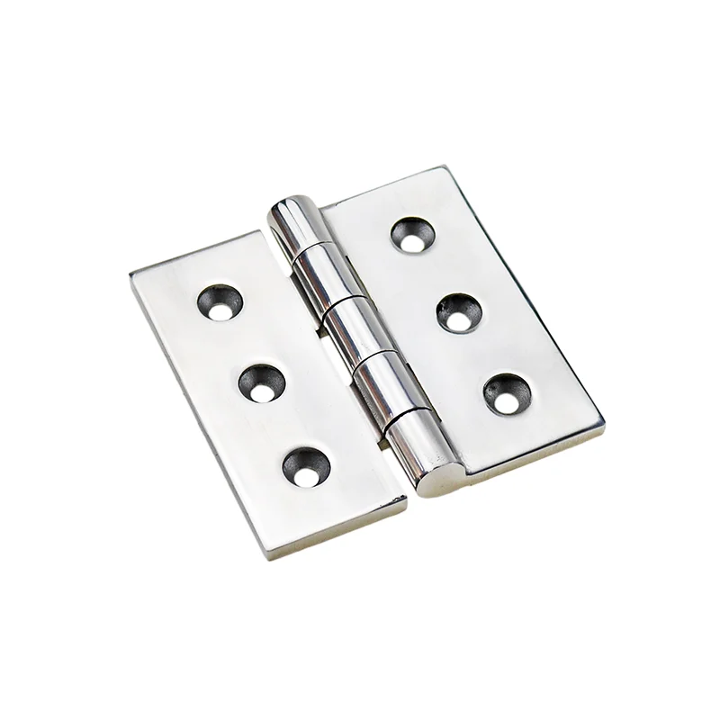 Industrial Heavy-Duty Machinery Equipment Hinge-Precision Cast 304 Stainless Steel Large Hinge, 4 inches 100*100mm