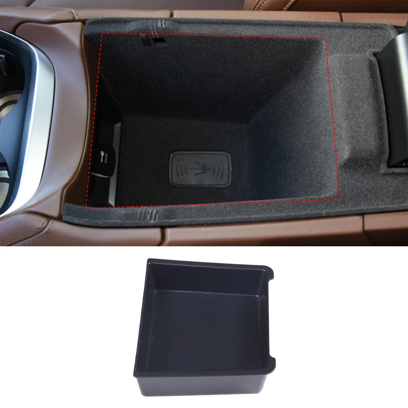 

For Maserati Grecale 2022 2023 ABS Black Car Central Control Armrest Box Storage Box Multifunctional Storage Box Car Accessories