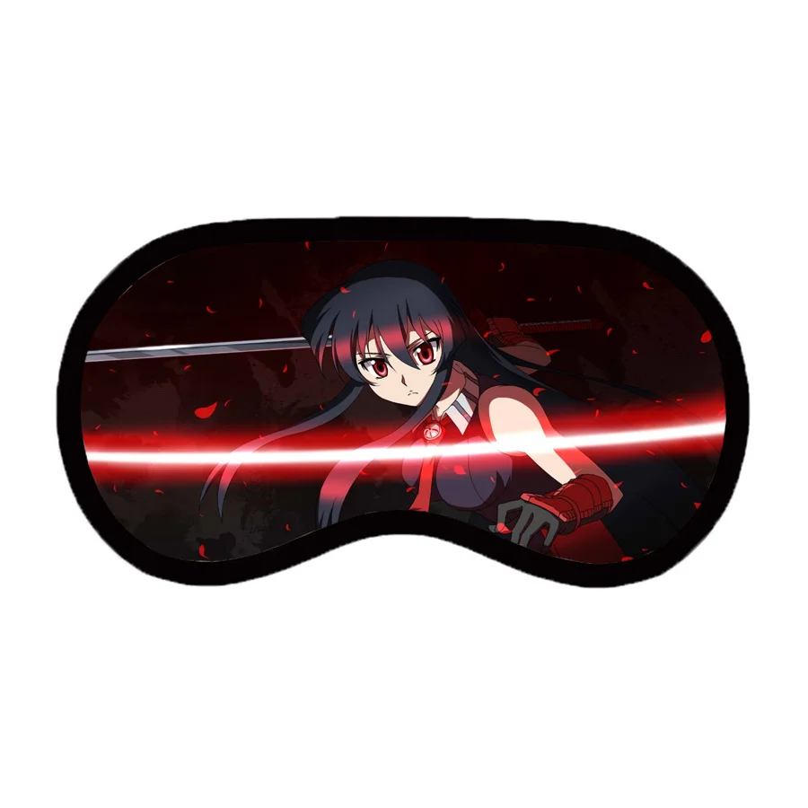 

Cartoon anime Akame ga KILL! Patch Unisex Sleep Blindfold Casual Eyes Mask Eyepatch Teenager Cute eyes mask