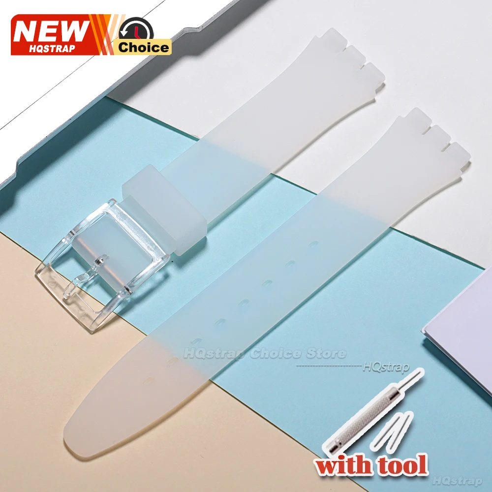 Vibrant Silicone Sport Strap - Waterproof Rubber Wristband with Tool