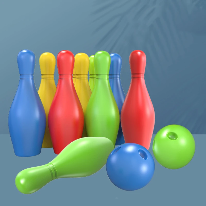 

Children Colorful Bowling Sports Toys Kids Or Parent-child Interactive Indoor Sports Creative Activity Bowling Mini Set