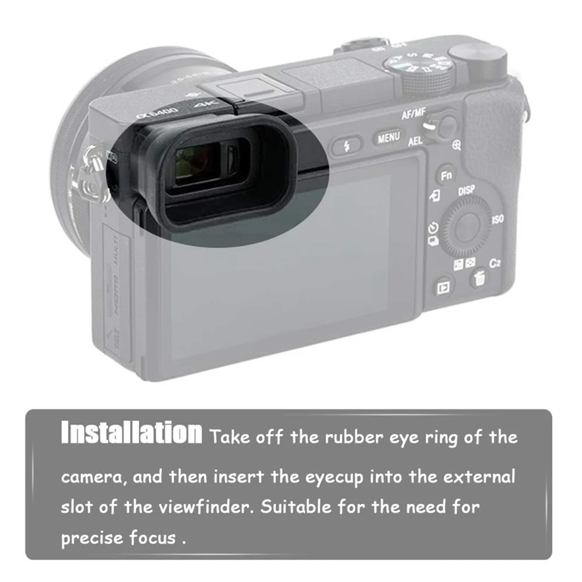FDA-EP17 뷰파인더 아이피스 아이컵, A6600, A6500, A6400 디지털 카메라용, 아이피스 FDA-EP17 교체, EP-17 핫